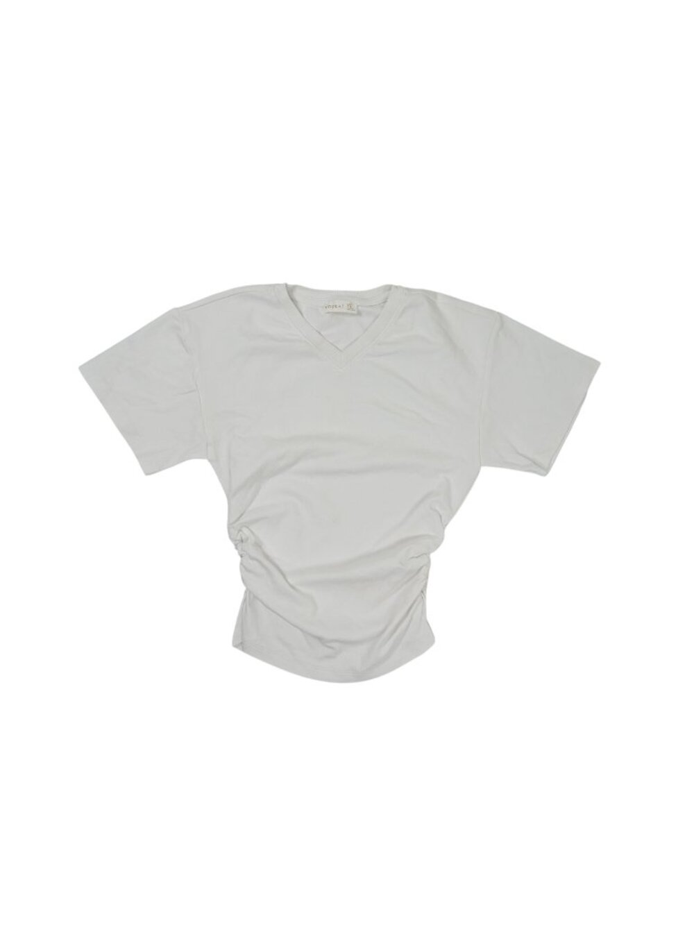 Kookai Nova Vee Neck Tee in White
